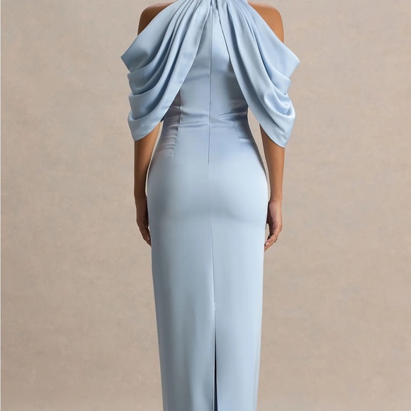 Club L London Light Blue Maxi Dress - Picture 2 of 7